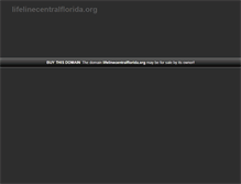Tablet Screenshot of lifelinecentralflorida.org
